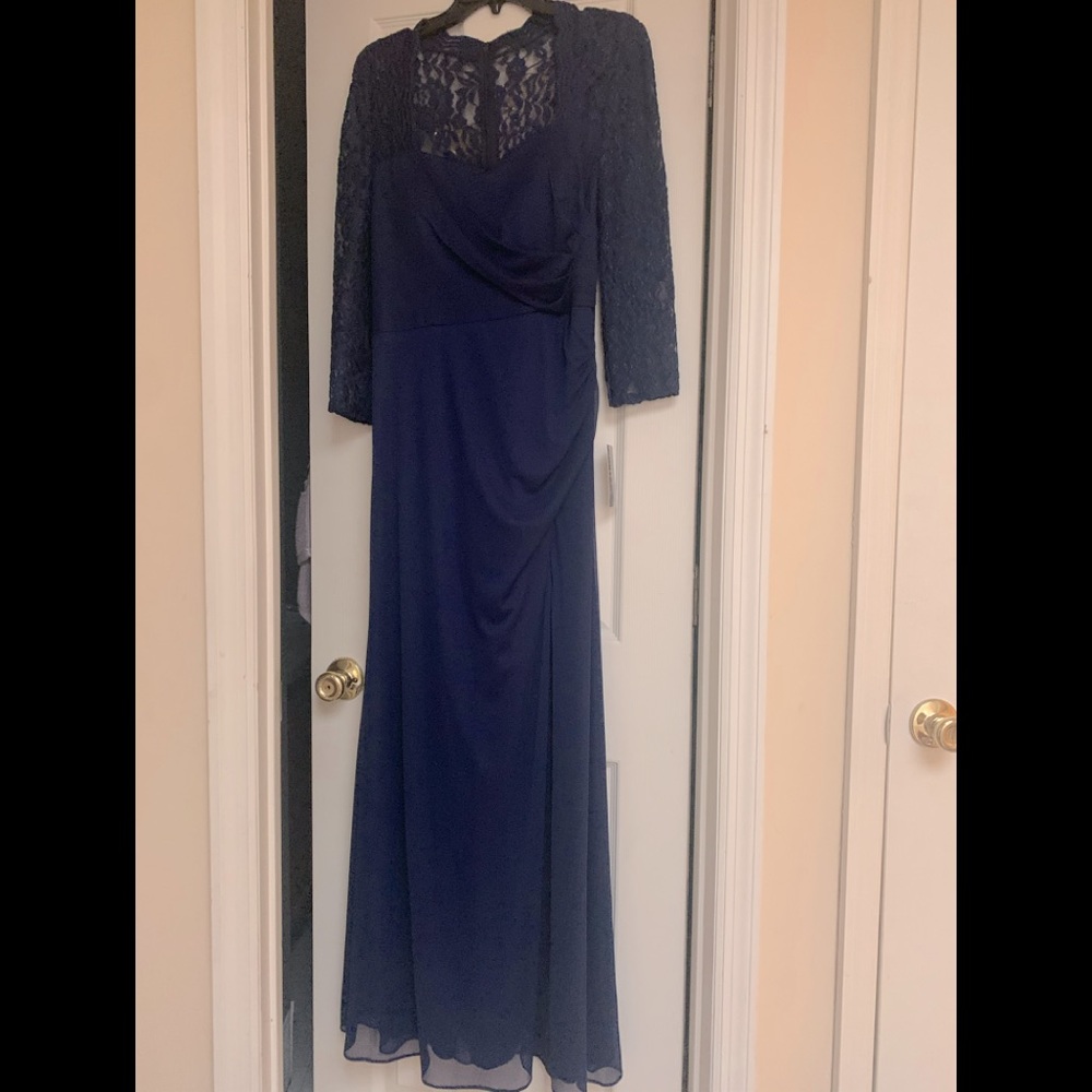 Alex Evenings navy gown